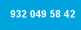 932 049 58 42 932 049 58 42